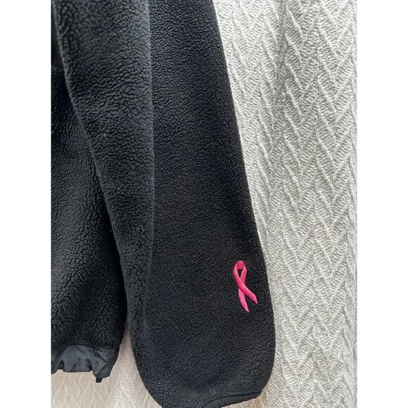 The North Face Polartec Fleece Jacket Women’s XS Pink Ribbon Breast Cancer MED - Picture 4 of 9